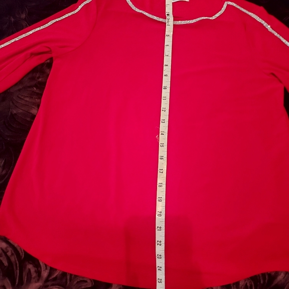 89TH + Madison Medium Blouse Bejeweled. - Picture 2 of 7